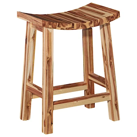 Dale Saddle Counter Stool